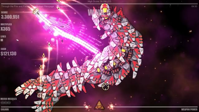 Beat Hazard Gameplay Screenshot