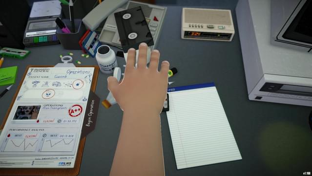 Surgeon Simulator Gameplay Screenshot