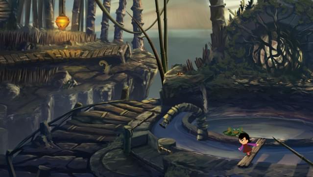 Lilly Looking Through Gameplay Screenshot