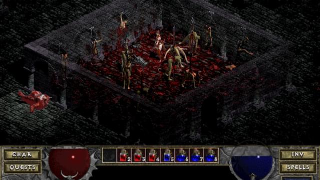 Diablo + Hellfire Gameplay Screenshot