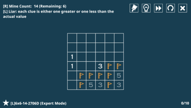 Minesweeper Variants Gameplay Screenshot