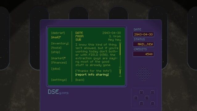 Deep Space Exploitation Gameplay Screenshot