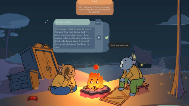 Fireside Feelings Gameplay Screenshot