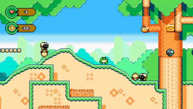 Froggo’s Adventure: Verdant Venture Gameplay Screenshot