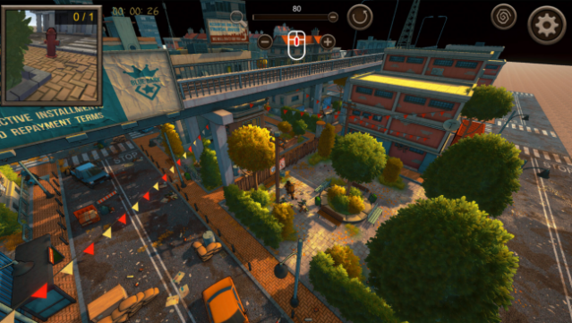 Hidden Post-Apocalyptic Top-Down 3D Gameplay Screenshot