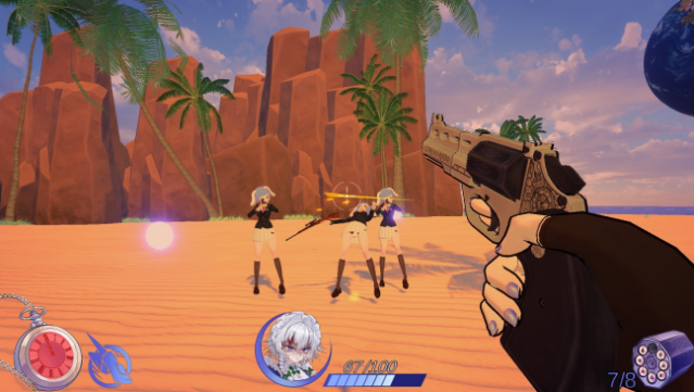 I Am Sakuya FPS: Lunarian Invasion PC Screenshot