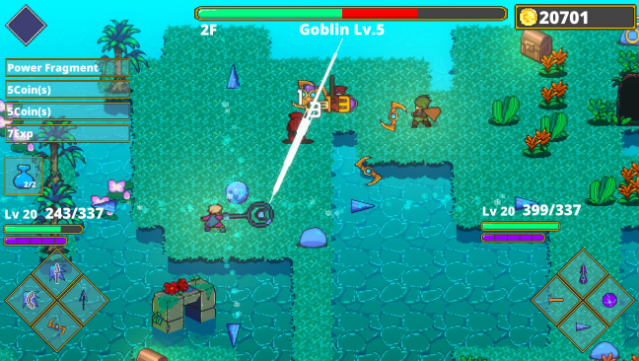 Labyrinth Legend Gameplay Screenshot