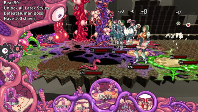 Latex & Tentacles Gameplay Screenshot