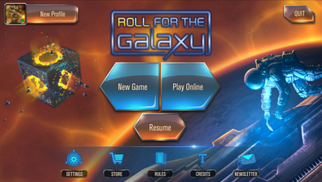 Roll For The Galaxy PC Screenshot