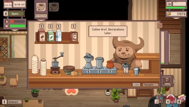 Tailside: Cozy Cafe Sim PC Screenshot