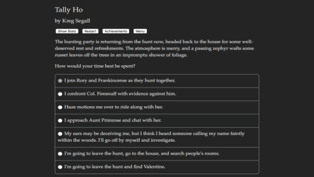 Tally Ho Gameplay Screenshot