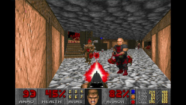 Ultimate Doom Gameplay Screenshot