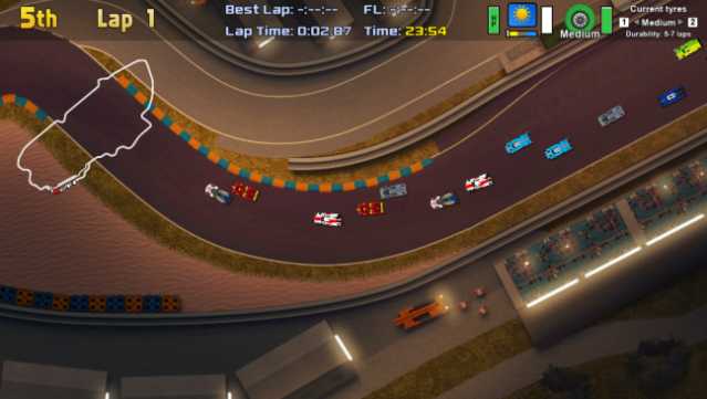 Ultimate Racing 2D Gameplay Screenshot