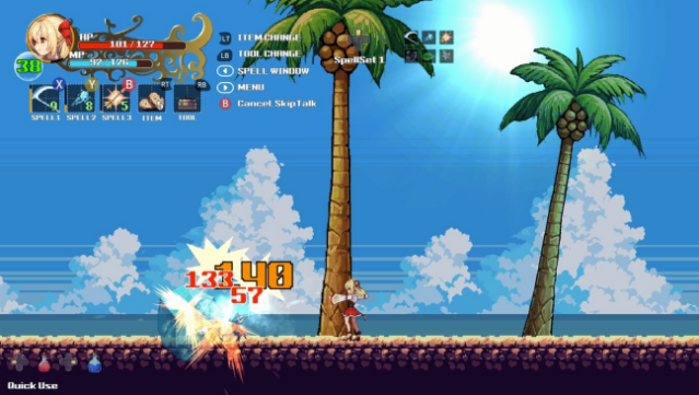 Witchroid Vania: A Magical Girls Fantastical Adventures Gameplay Screenshot