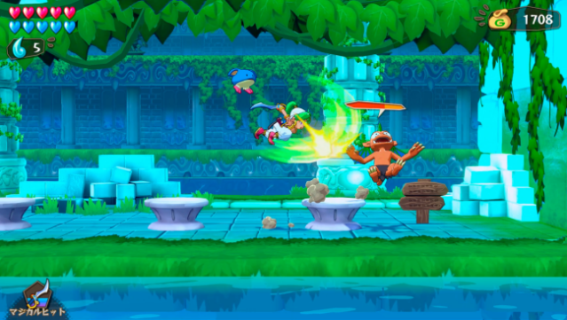 Wonder Boy: Asha in Monster World Gameplay Screenshot