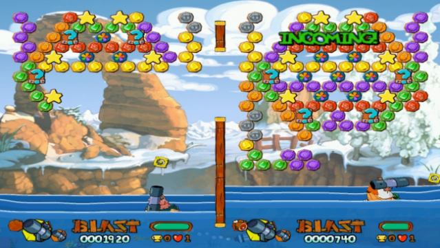 Worms Blast Gameplay Screenshot