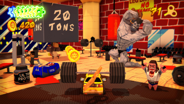 Yellow Taxi Goes Vroom Gameplay Screenshot