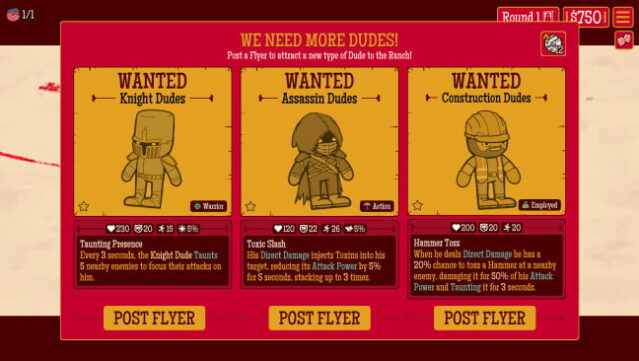 How Many Dudes? Gameplay Screenshot