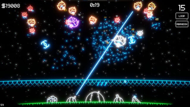 Pixel Orbit Gameplay Screenshot